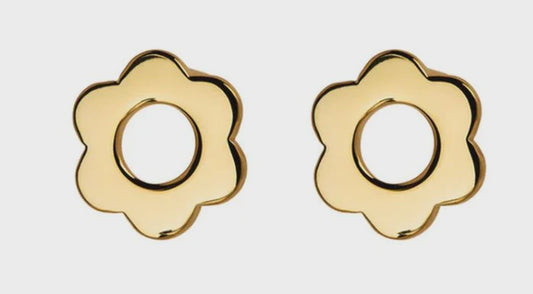 Najo - Cut-Out Flower Stud Gold