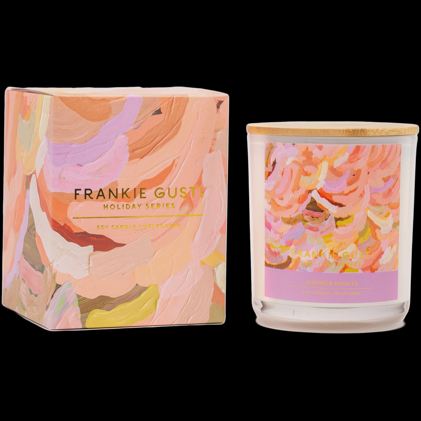 Frankie Gusti - Holiday Series Candle Summer Nights