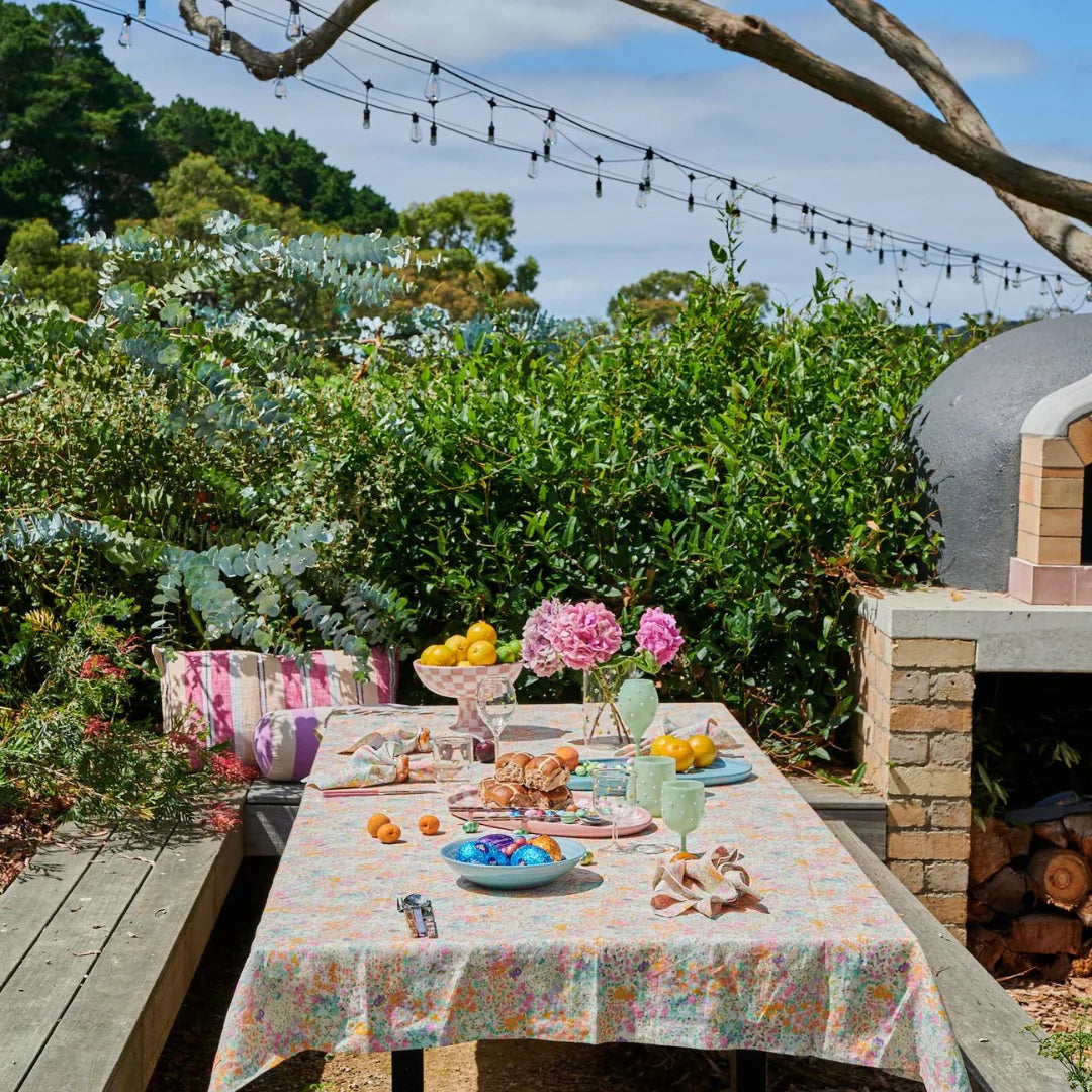 Kip & Co -  Little Bit Ditsy Linen Tablecloth 145cm x 270cm