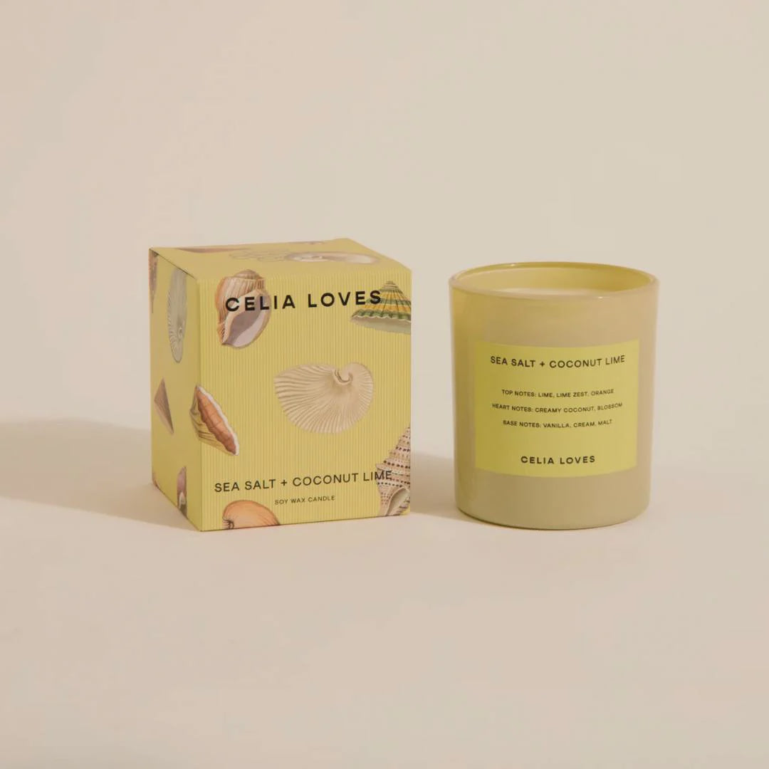 Celia Loves - Field Notes Sea Salt Coconut Lime Candle | 80hr