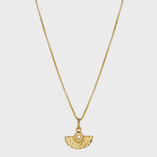 Najo - Gold Fan Necklace