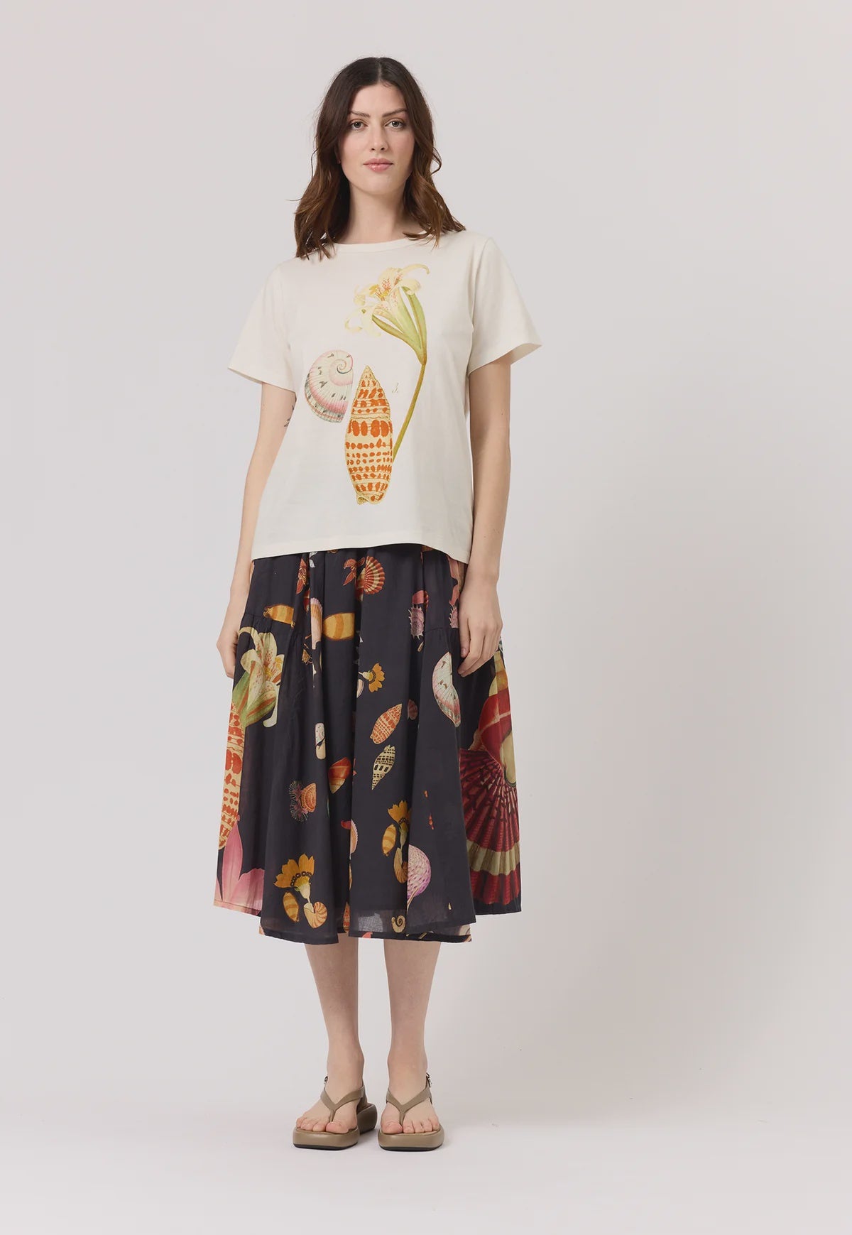 Nancybird - Apollo Tee Cream Shell