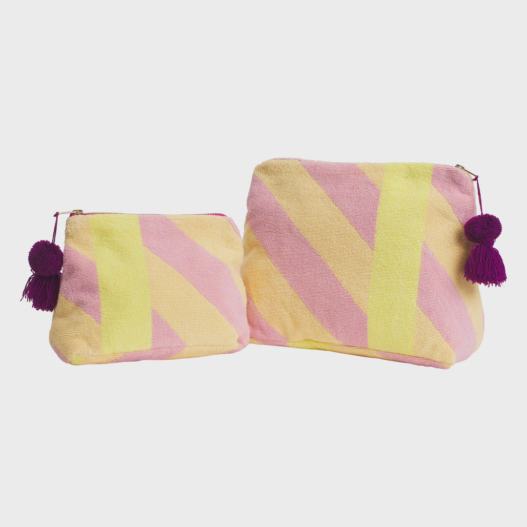 Sage x Clare - Jarita Terry Pouch - Mauve