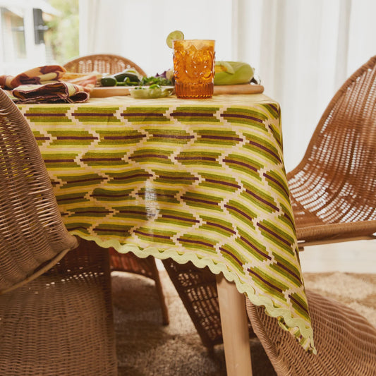 Sage x Clare - Nisha Table Cloth - Palm