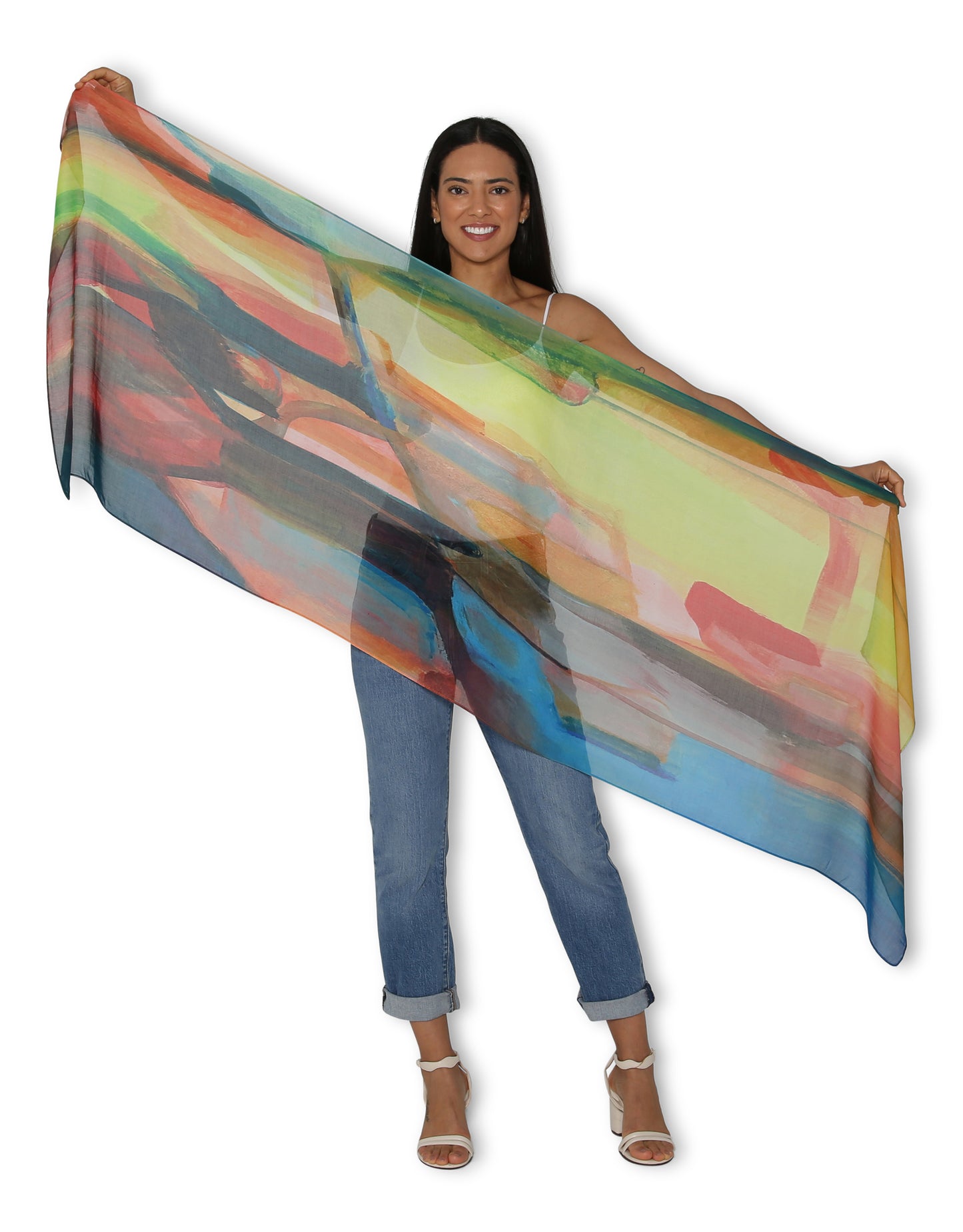 The Artist Label - Viscose Scarf The Poplars