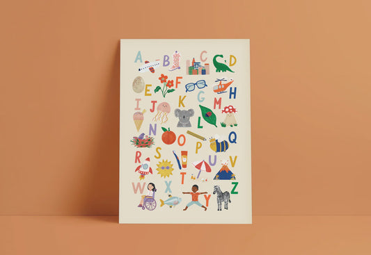 Lauren Sissons - A-Z Alphabet Print