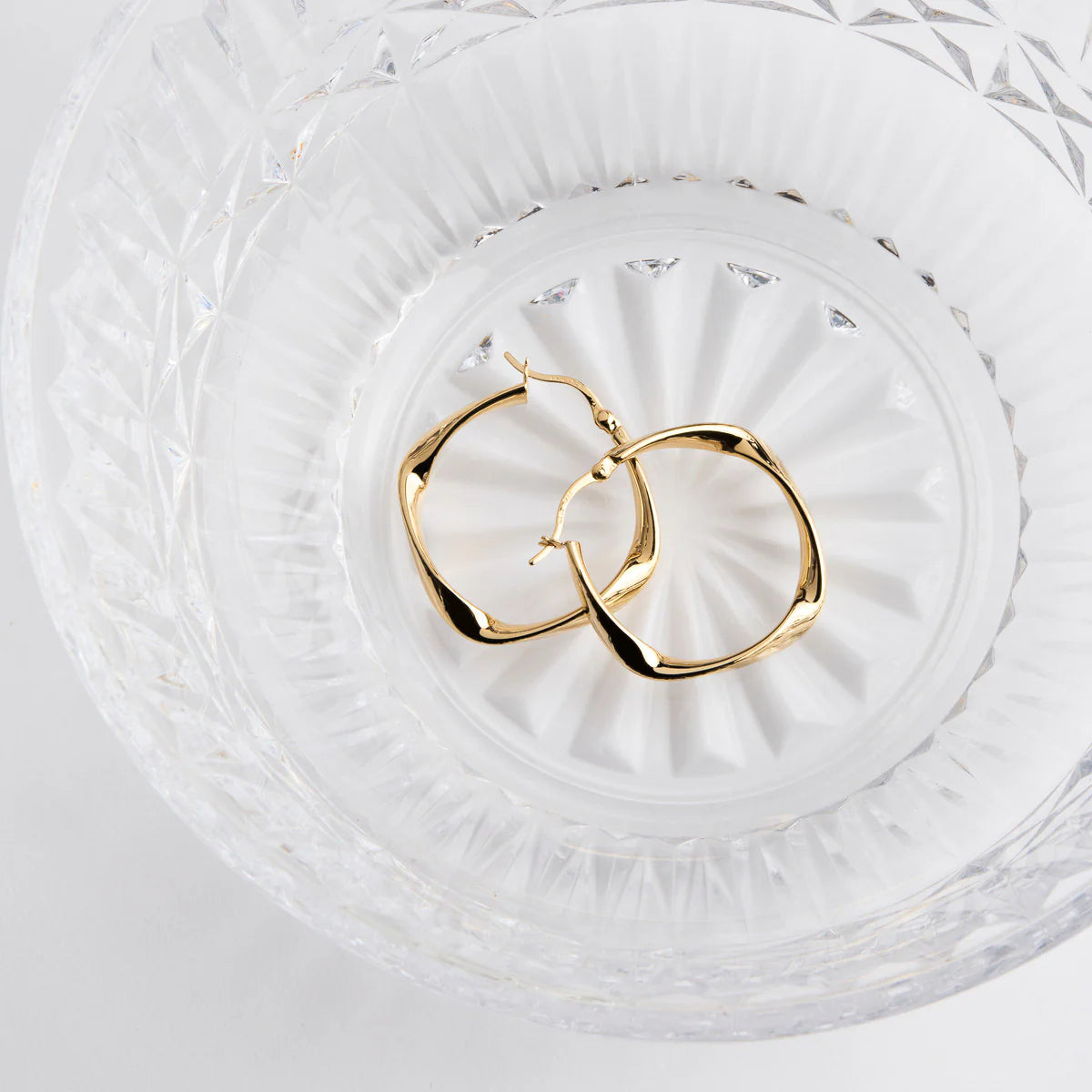 Najo - Garden of Eden Hoop Earring Gold - The Ivy Room Adelaide