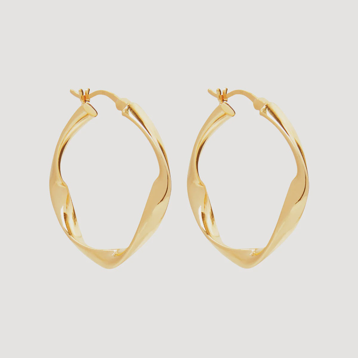 Najo - Garden of Eden Hoop Earring Gold - The Ivy Room Adelaide