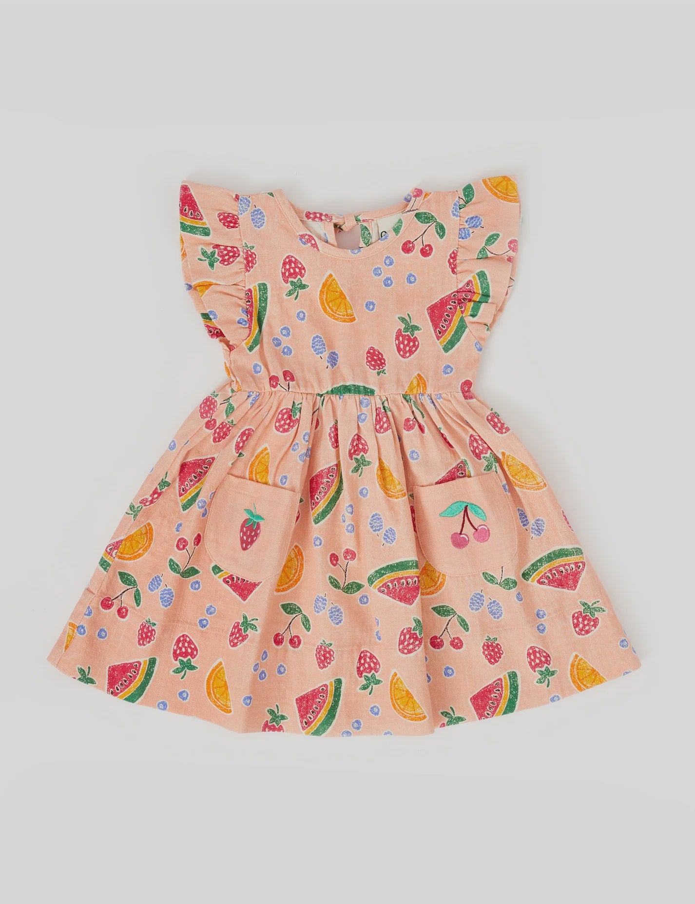 Goldie + Ace - Lyla Linen Dress Fruit Salad