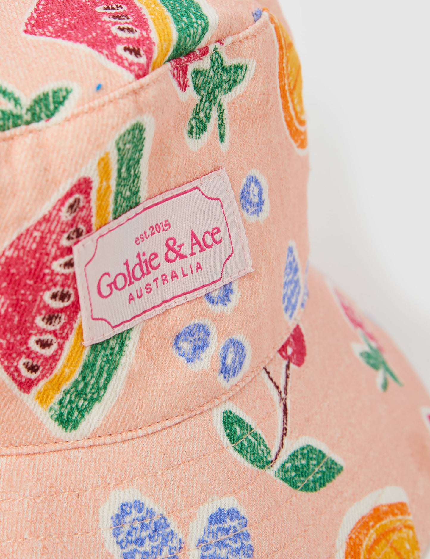 Goldie + Ace - Linen Bucket Hat Fruit Salad