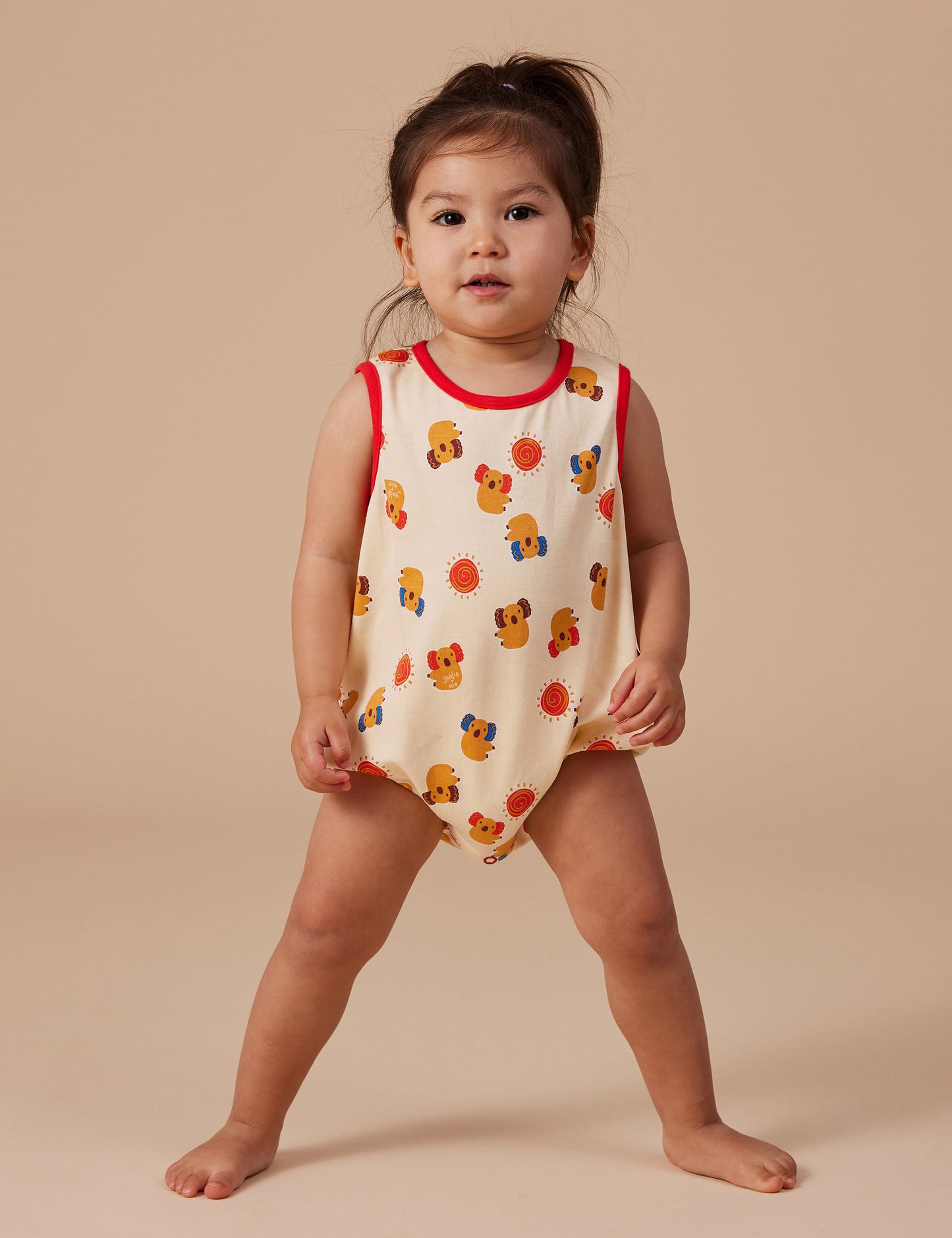 Goldie + Ace - Klip On Koala Bubble Romper