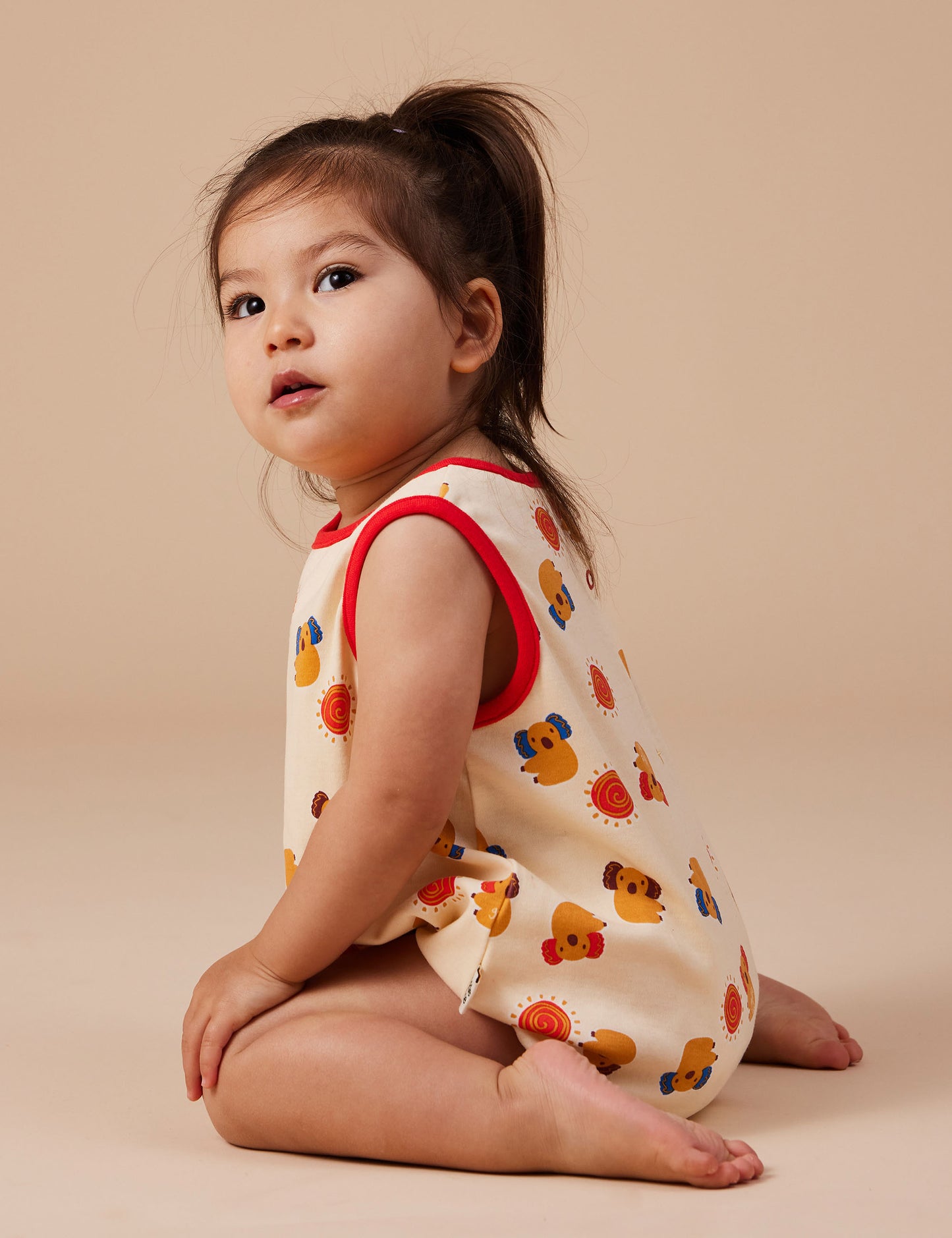 Goldie + Ace - Klip On Koala Bubble Romper