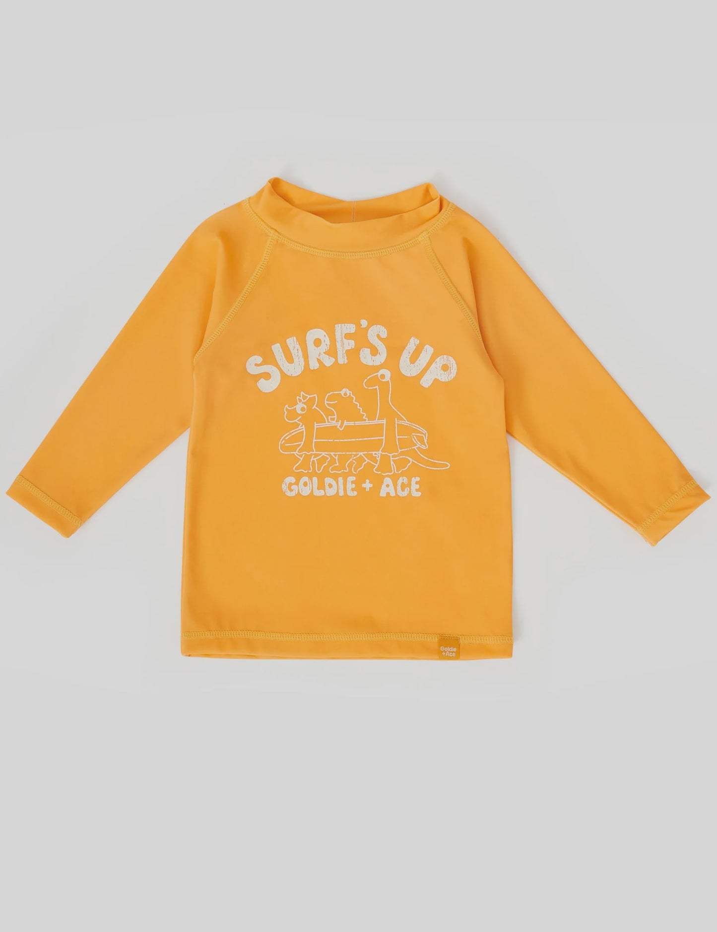 Goldie + Ace - Surf's Up Dino Rashguard