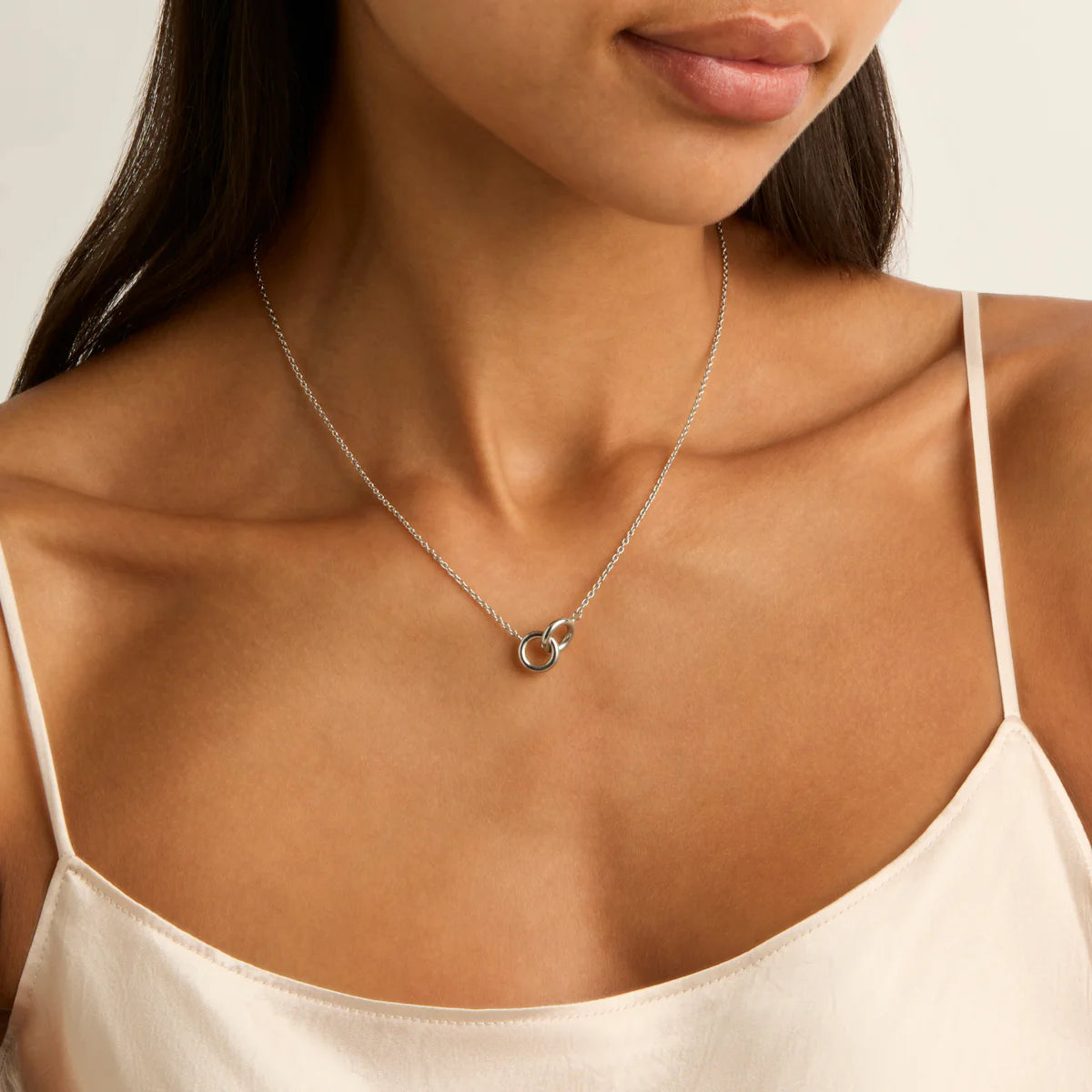 Najo - Embrace Necklace Silver - The Ivy Room Adelaide