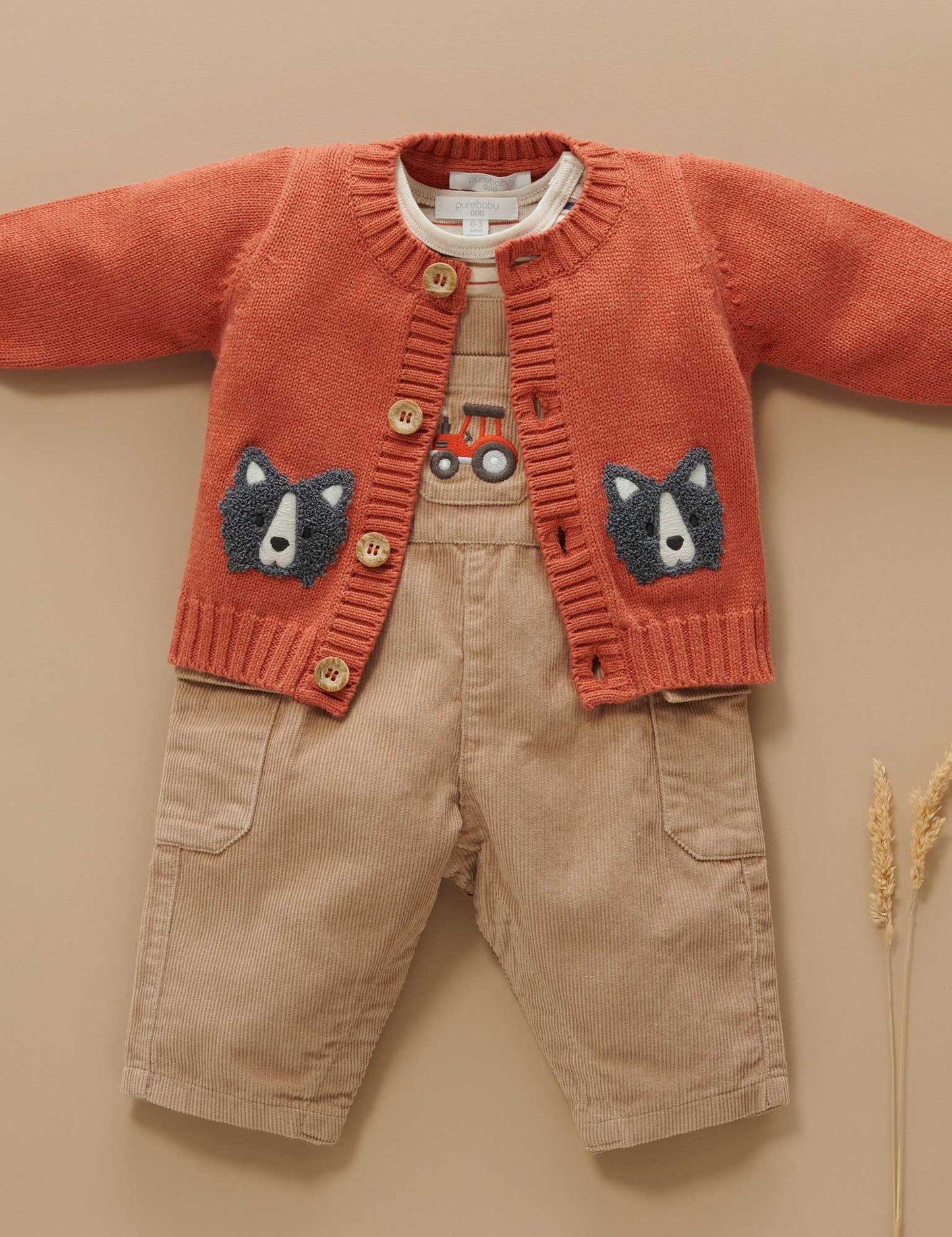 Pure Baby - Corduroy Overalls