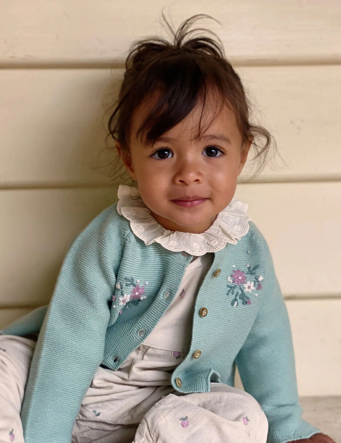 Pure Baby - Hand Embroidered Cardigan