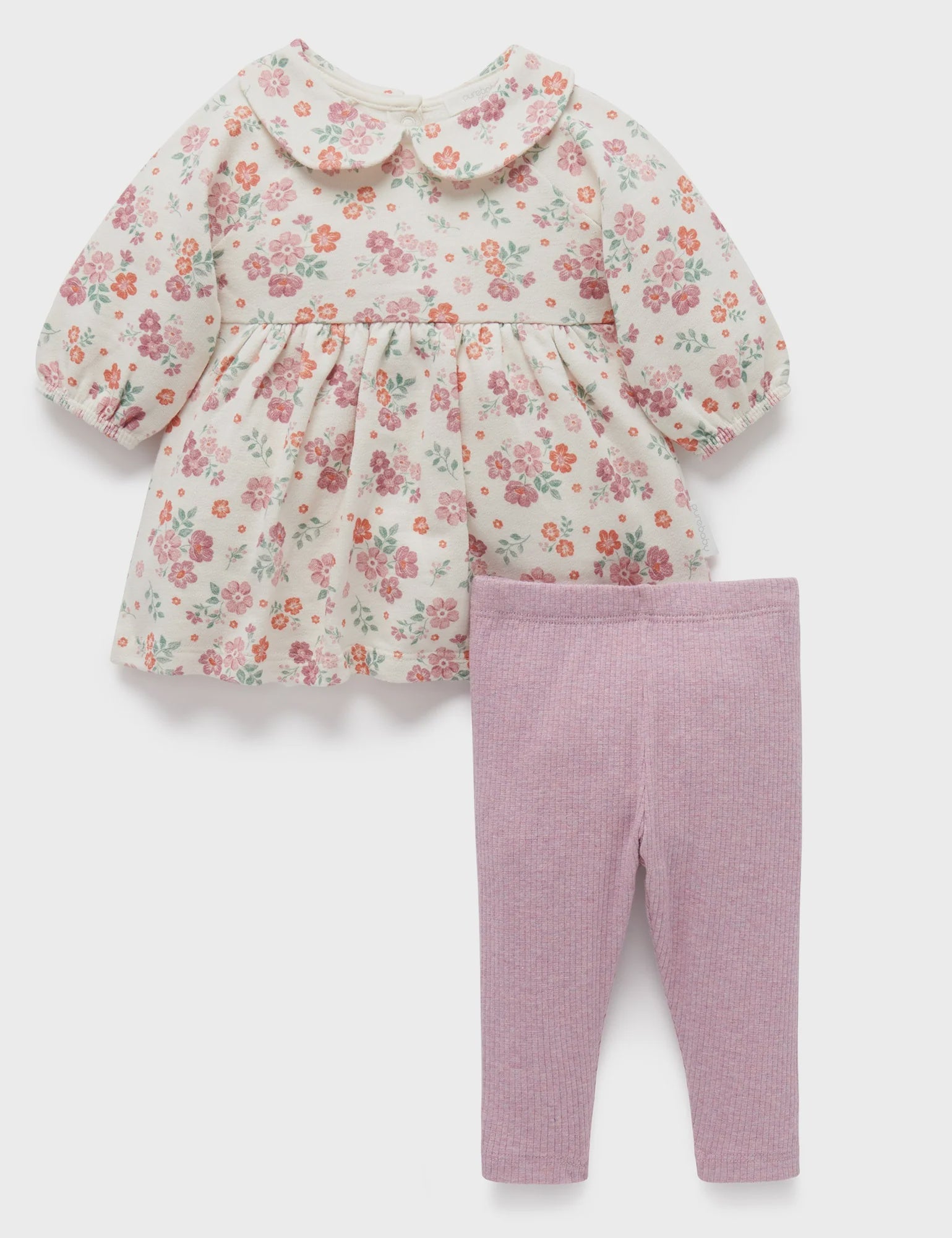 Purebaby - Cosy Dress and Leggings Set - The Ivy Room Adelaide