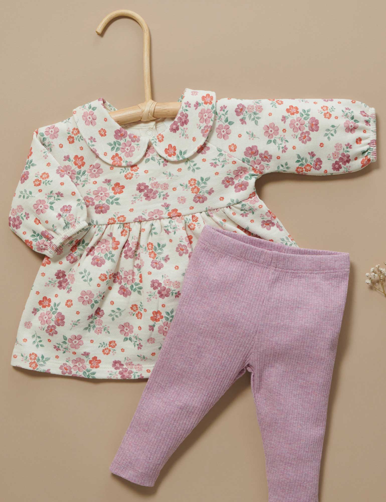 Purebaby - Cosy Dress and Leggings Set - The Ivy Room Adelaide