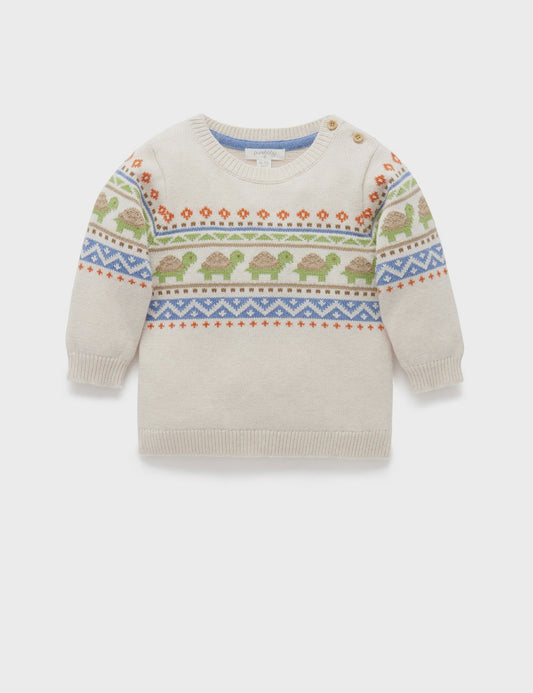 Purebaby - Little Turtle Jumper - The Ivy Room Adelaide