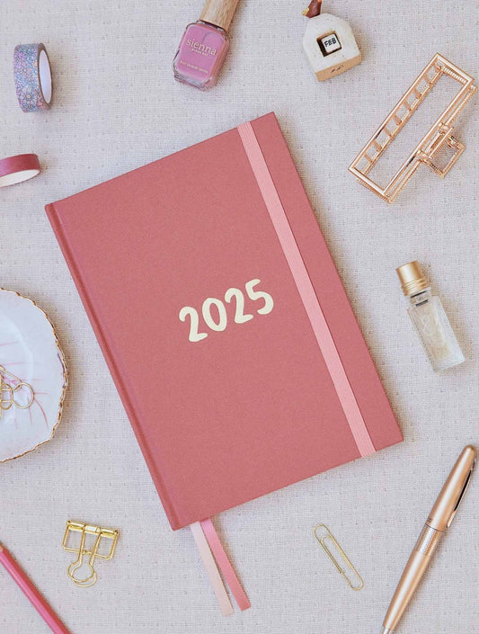 Write To Me - 2025 Weekly Planner - Blush