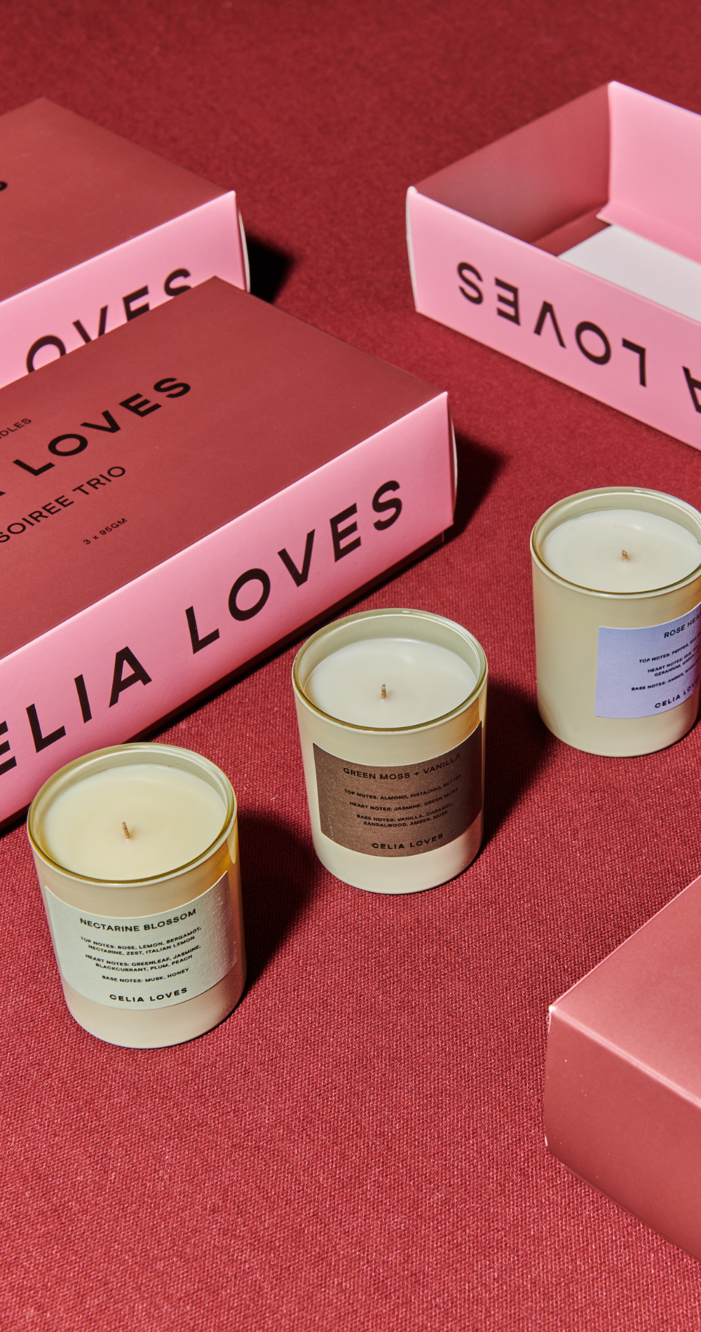 Celia Loves - Trio Candle Set