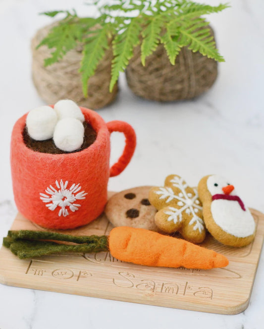 Taras Treasures - Santa's Snacks with Red Hot Chocolate Mug