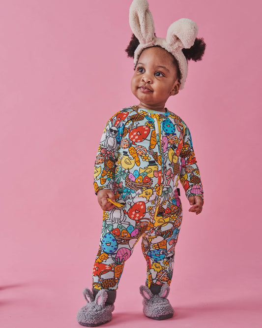 Kip & Co - Easter Parade Long Sleeve Zipsuit