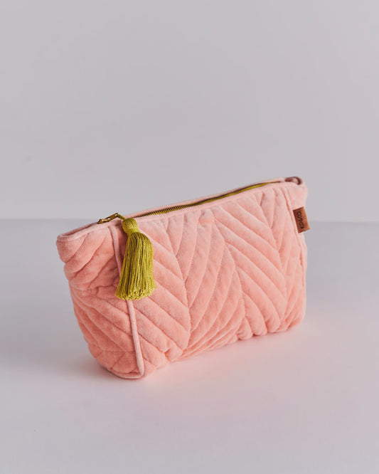 Kip & Co - Tuscan Sunset Velvet Toiletry Bag