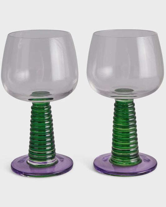 Kip & Co - Garden Party Wine Glass 2P Set