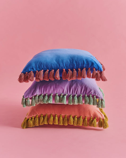 Kip & Co - Velvet Tassel Cushion