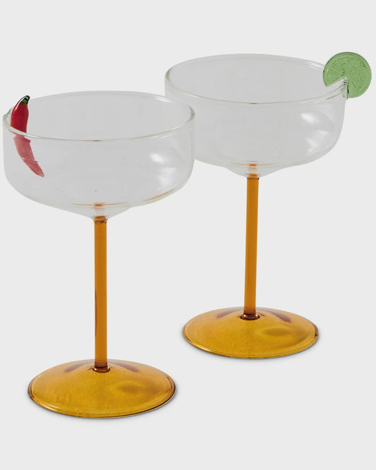 Kip &  Co - Amigo Margarita Glass 2P