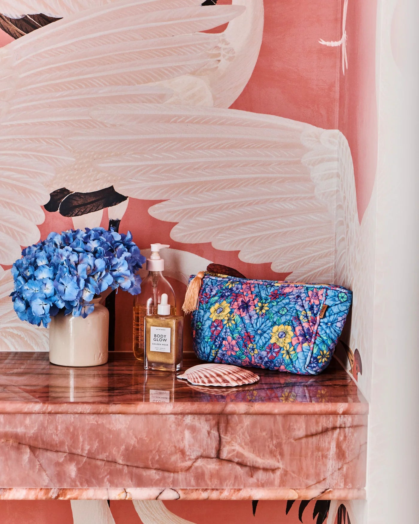 Kip & Co- Bunch of Fun Velvet Toiletry Bag