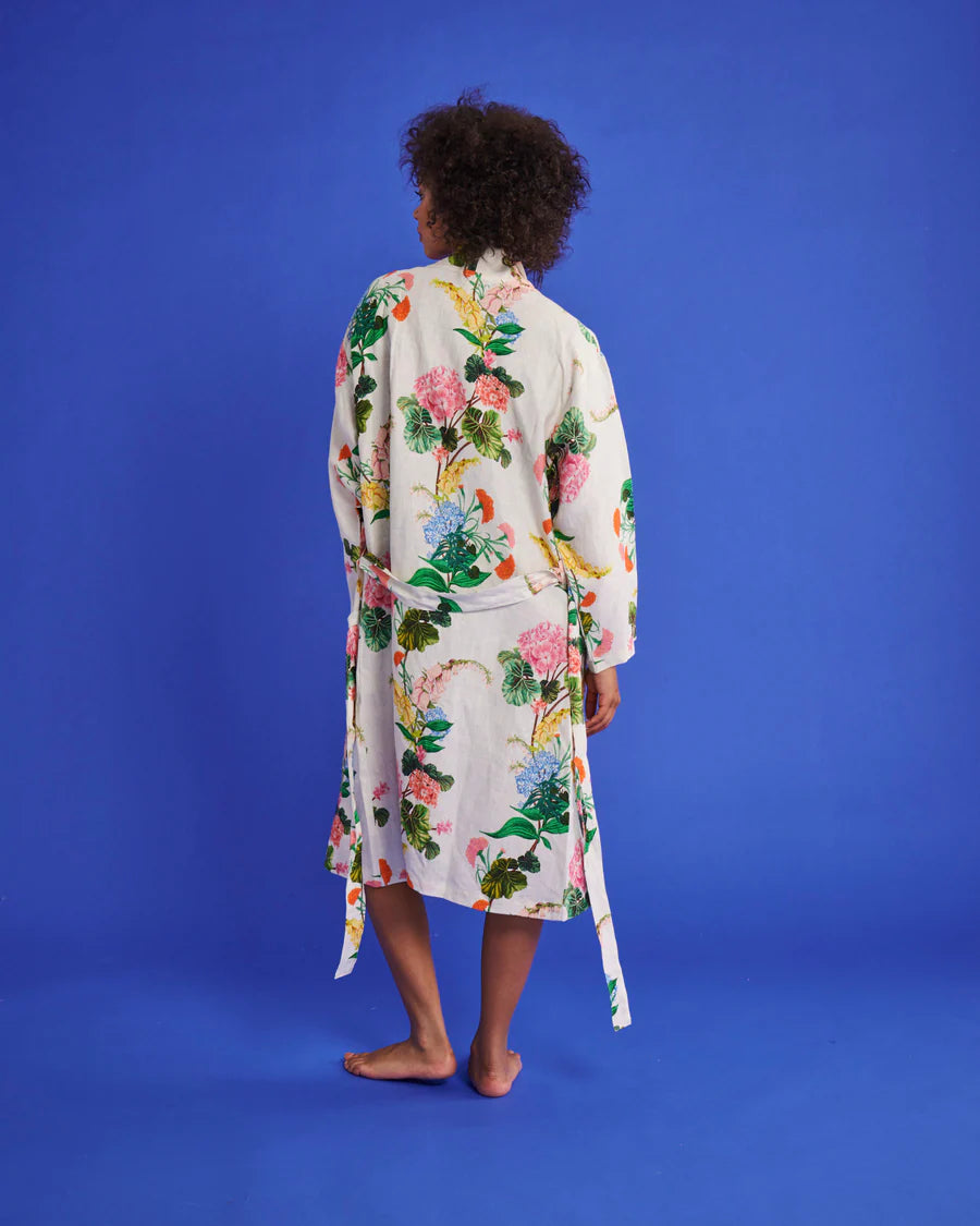 Kip & Co- Bouquet Beauty Linen Robe