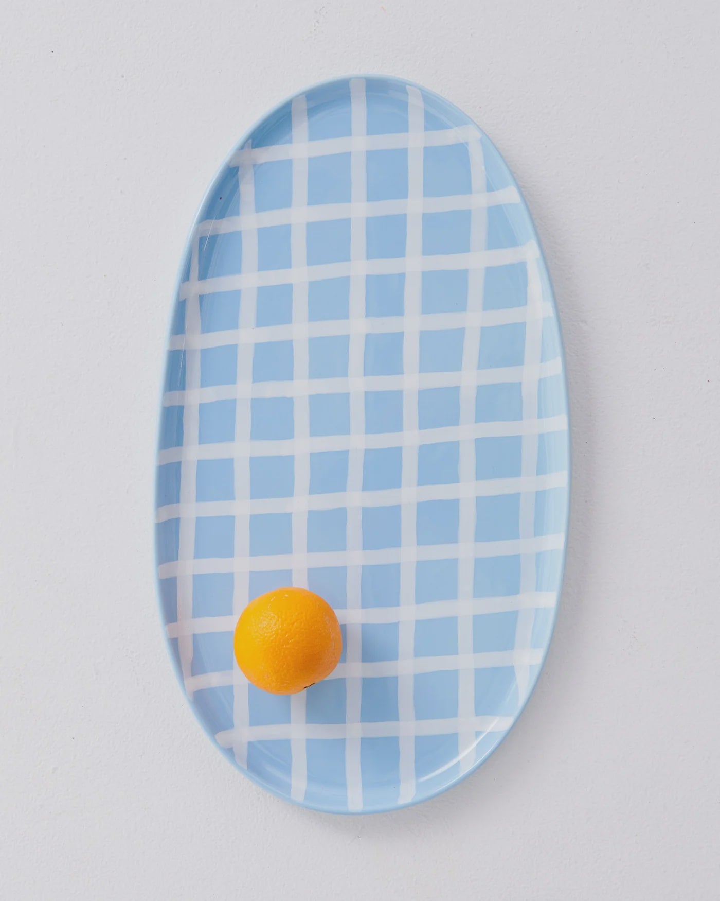 Kip & Co - Blue Bird Tartan Platter