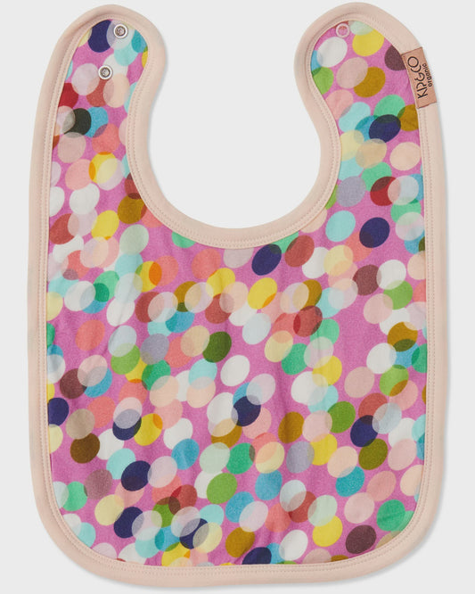 Kip & Co - Confetti Pink Organic Cotton Bib