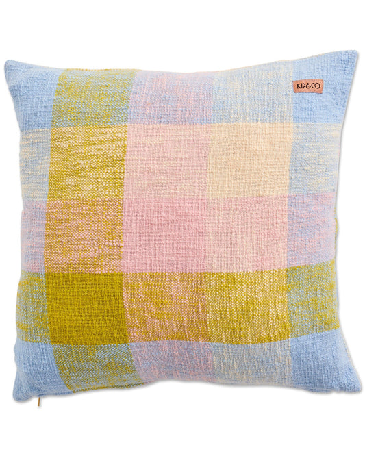 Kip & Co - Corfu Tartan Woven Cushion