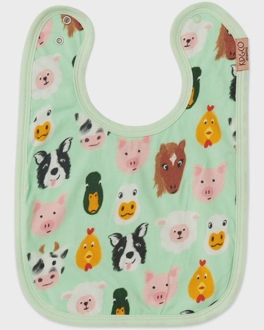 Kip & Co - Farm Friends Organic Cotton Bib