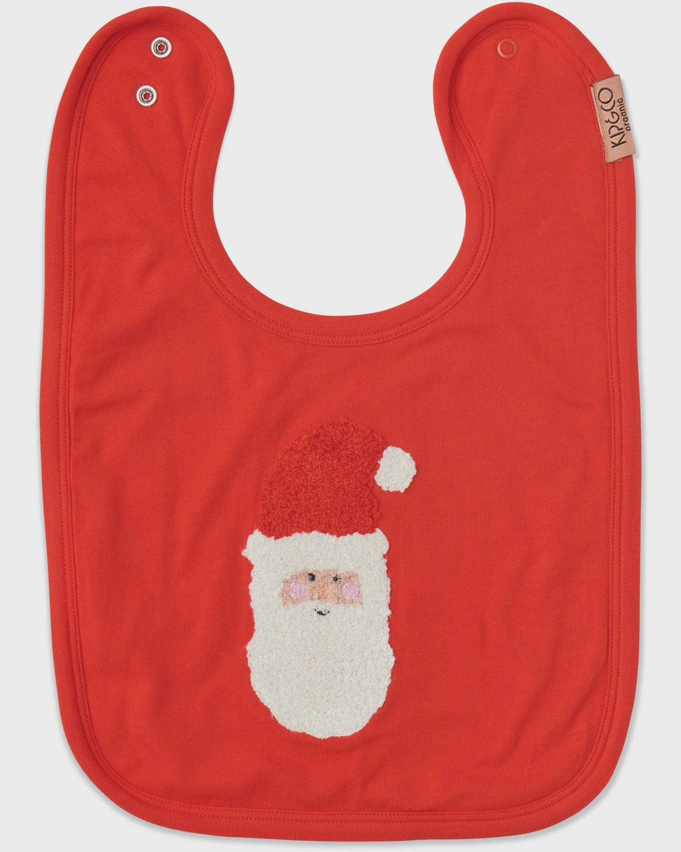 Kip & Co - HoHoHo Red Organic Cotton Bib