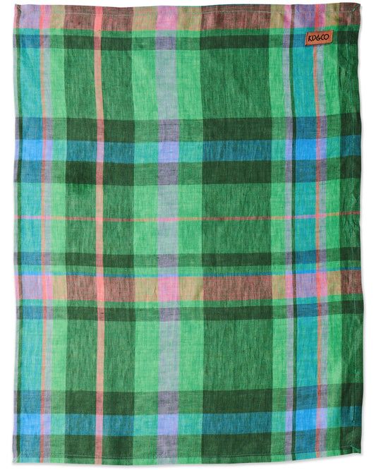 Kip & Co - Jewel Of The Nile Tartan Tea Towel