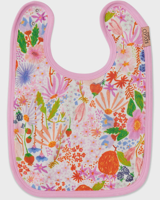 Kip & Co - Meandering Meadow Organic Cotton Bib