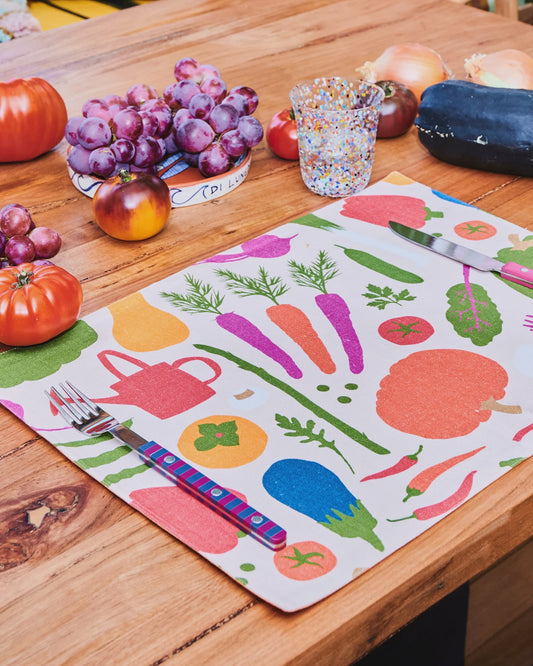 Kip & Co-Stephanie Alexander, Stephanies Harvest Linen 4P Placemat Set