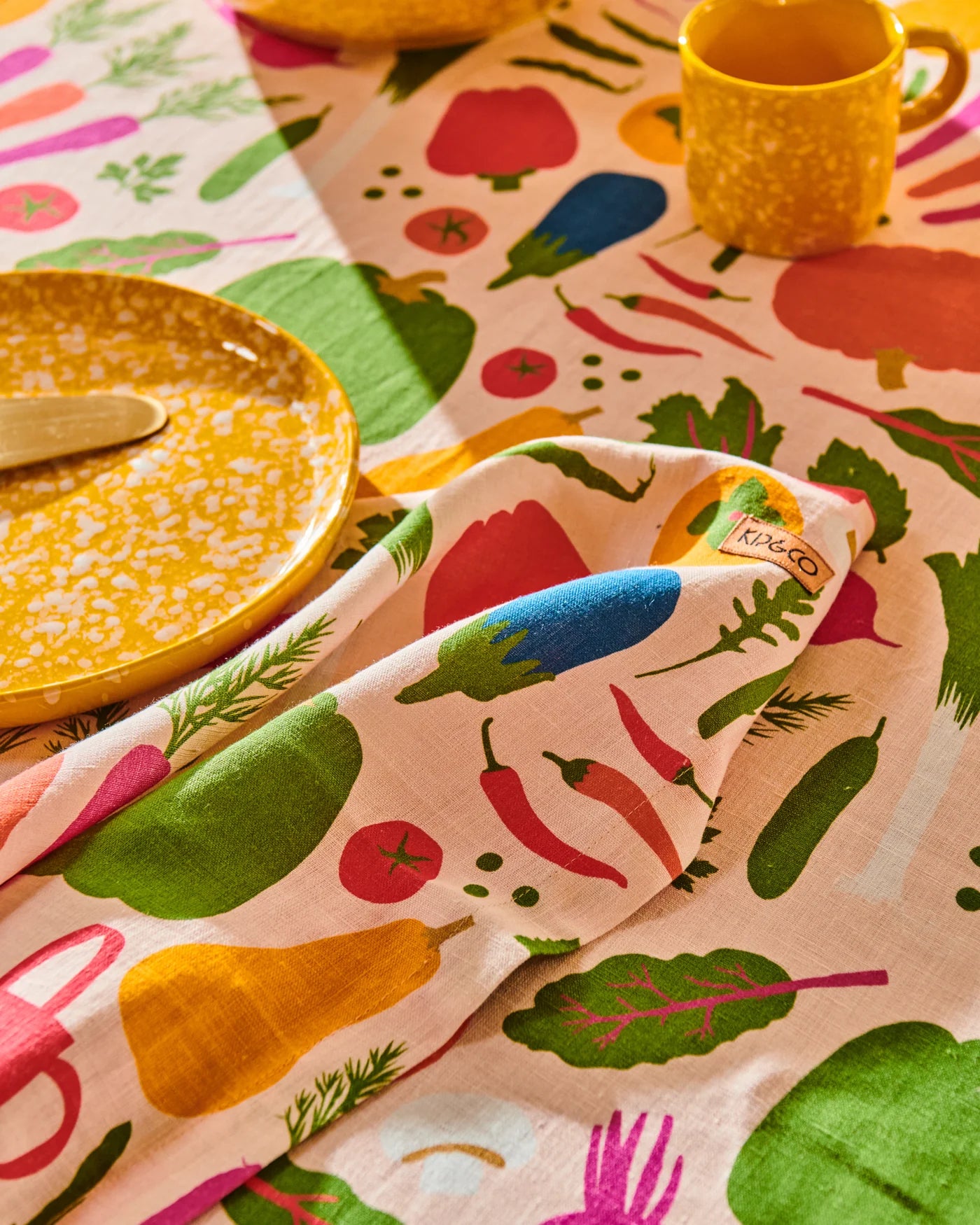 Kip & Co- Stephanie Alexander, Stephanies Harvest Linen Tablecloth