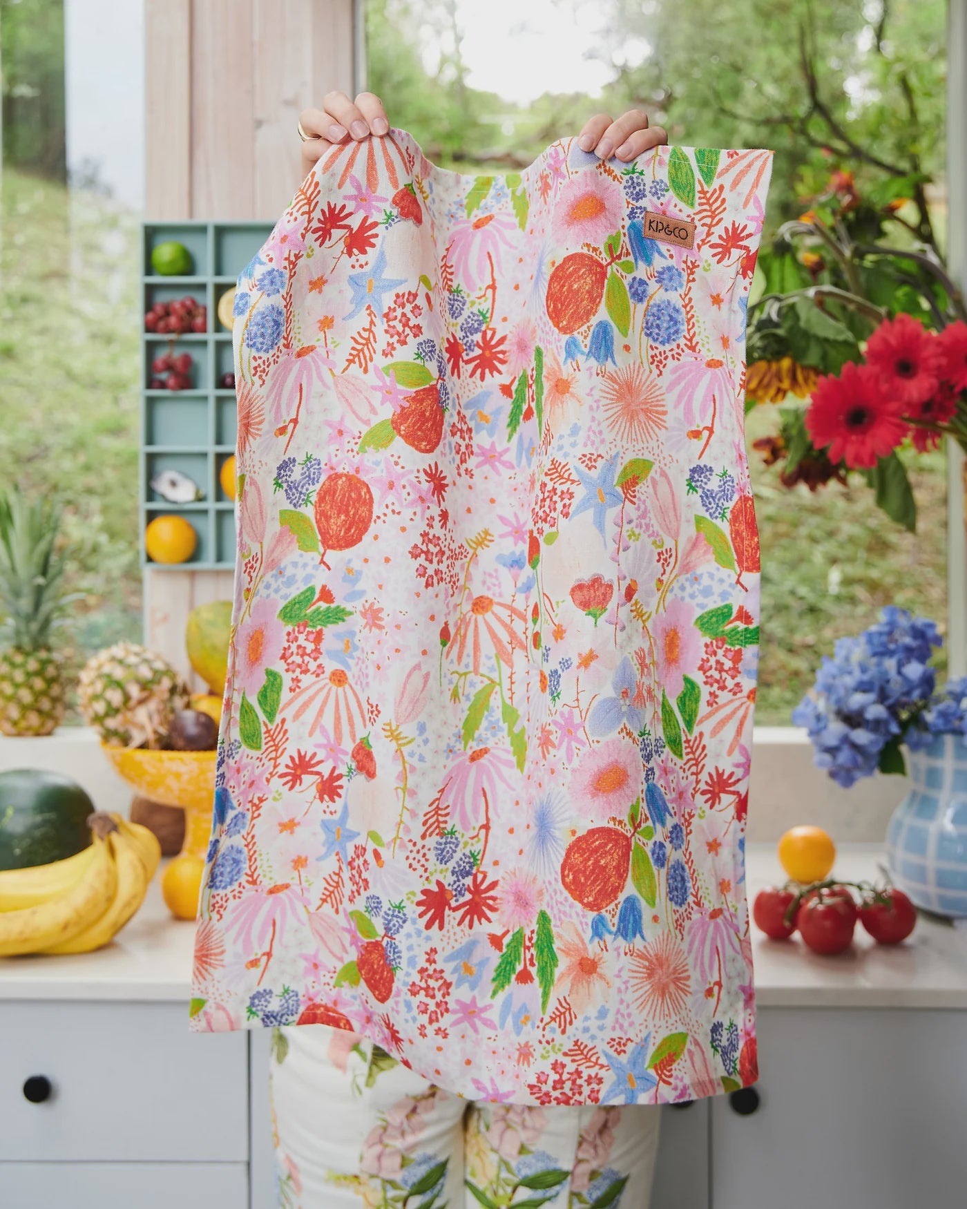 Kip & Co- Meandering Meadow Linen Tea Towel