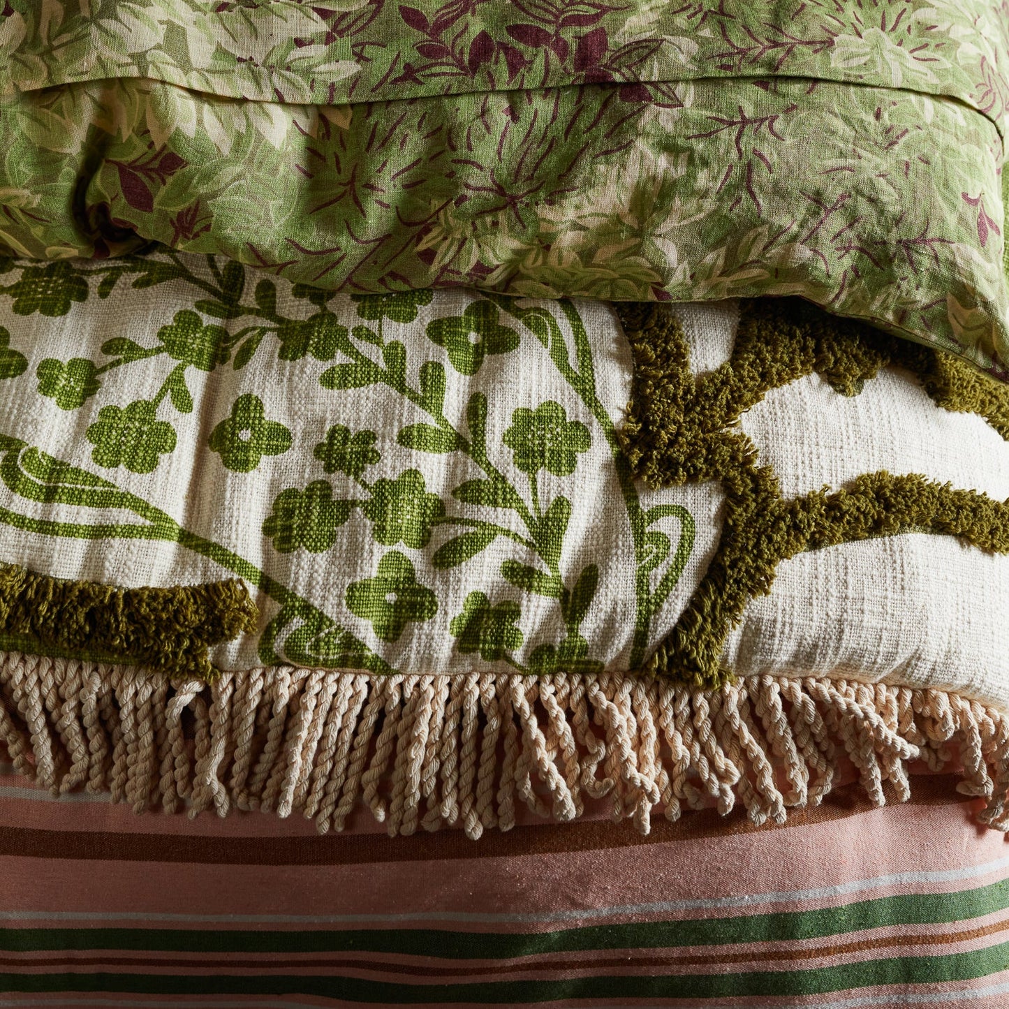 Sage  x Clare - Lata Tufted Blanket