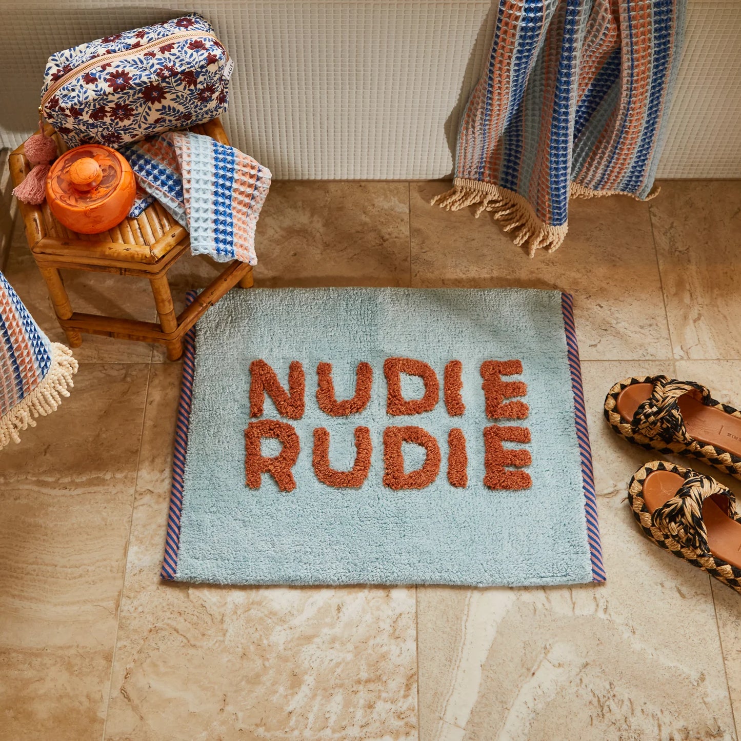 Sage x Clare - Tula Nudie Bath Mat Mini - Sky