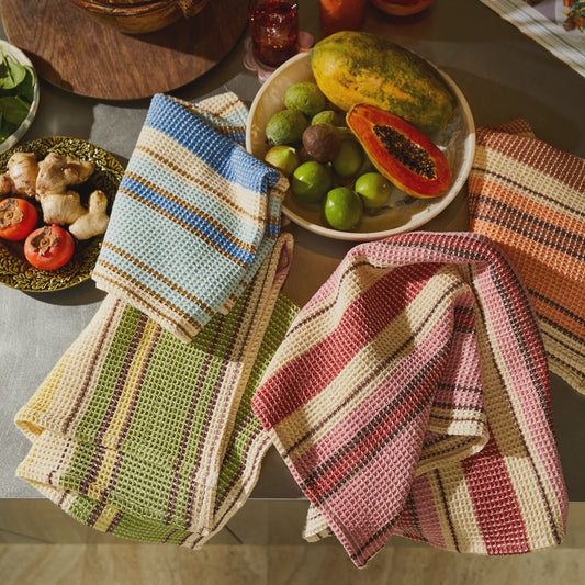 Sage x Clare - Ishani Stripe Tea Towel