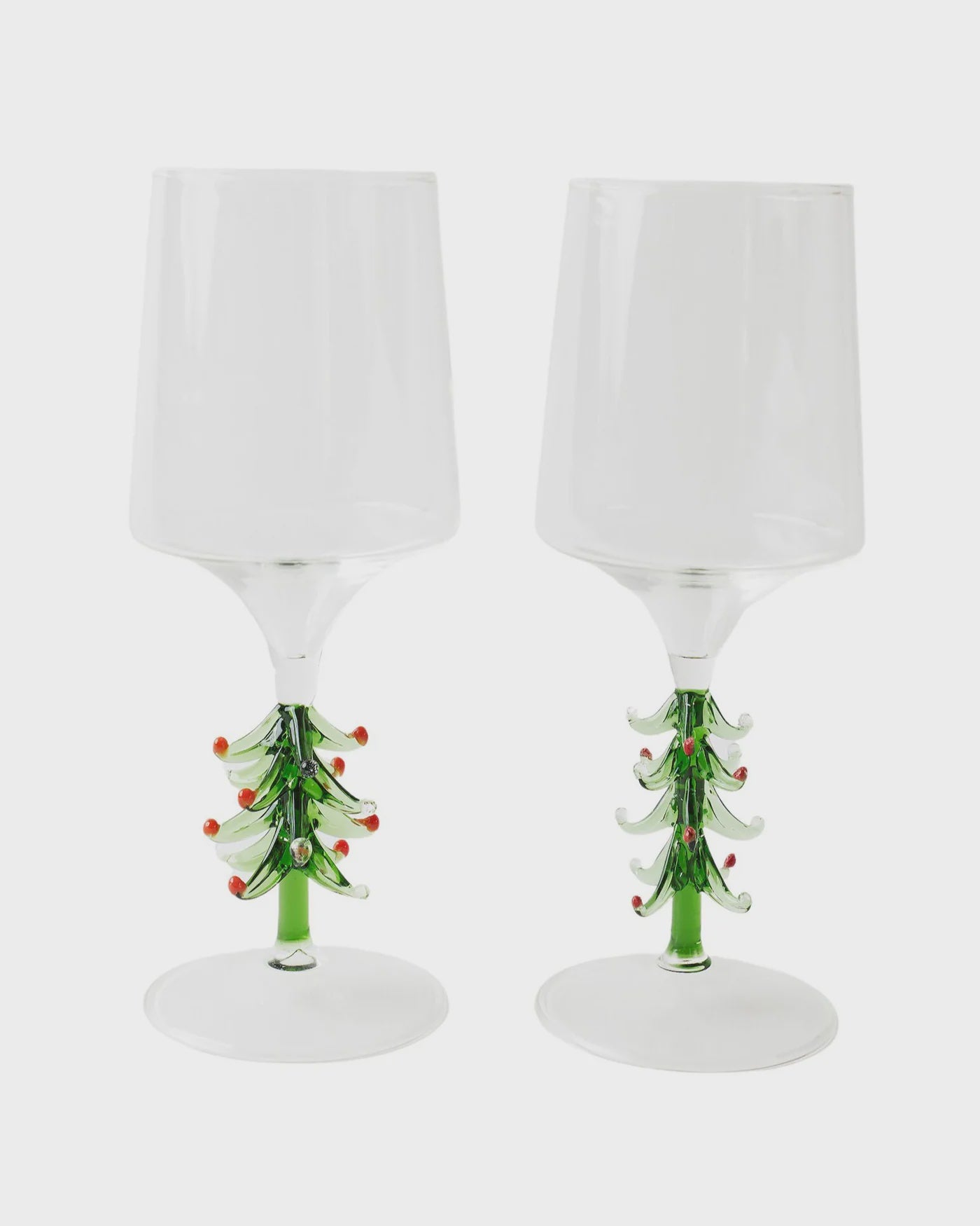 Kip & Co - Oh Christmas Tree Wine Glass 2P Set