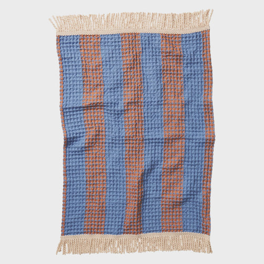 Sage x Clare - Zelia Waffle Hand Towel - Blue Jay