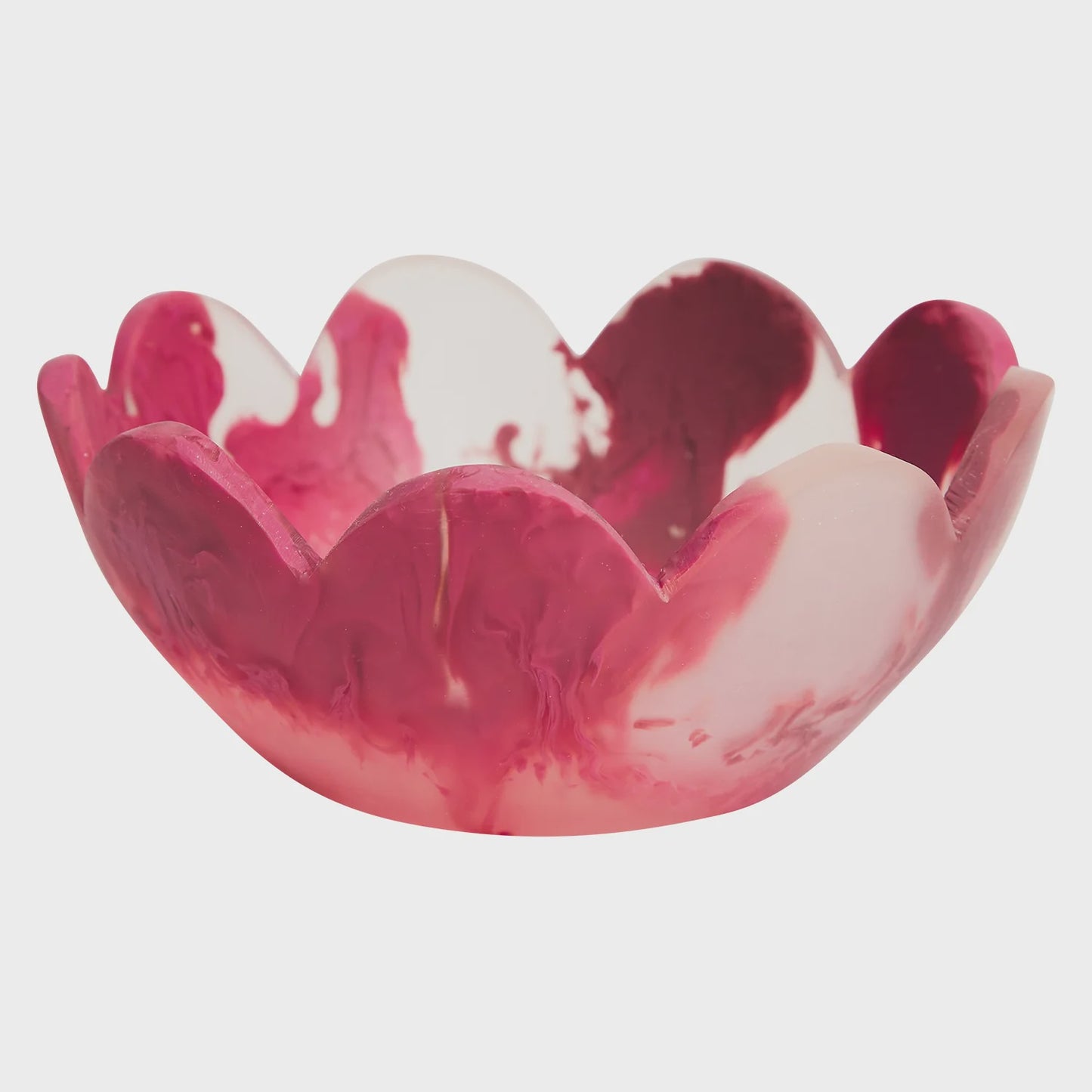 Sage x Clare - Resin Petal Bowl Rhubarb - The Ivy Room Adelaide