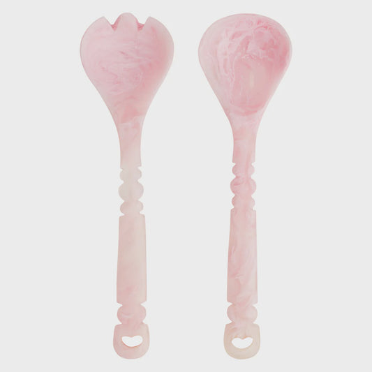 Sage x Clare - Resin Wilkie Salad Servers Posy